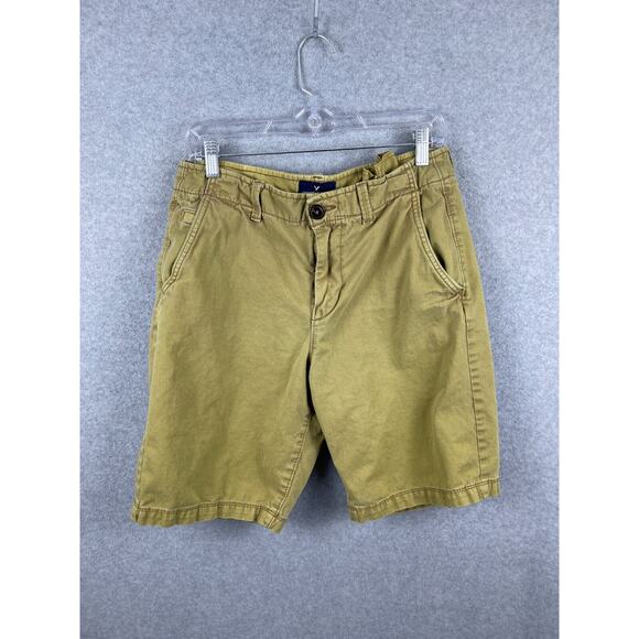 Abercrombie & Fitch Chino Shorts Men's 30 Brown‎ Military Utility Outdoors - Picture 1 of 11